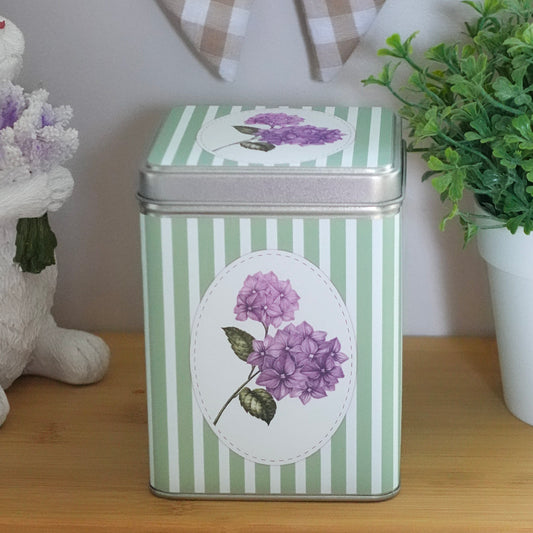 Boîte à thé | Biscuits - Hortensia