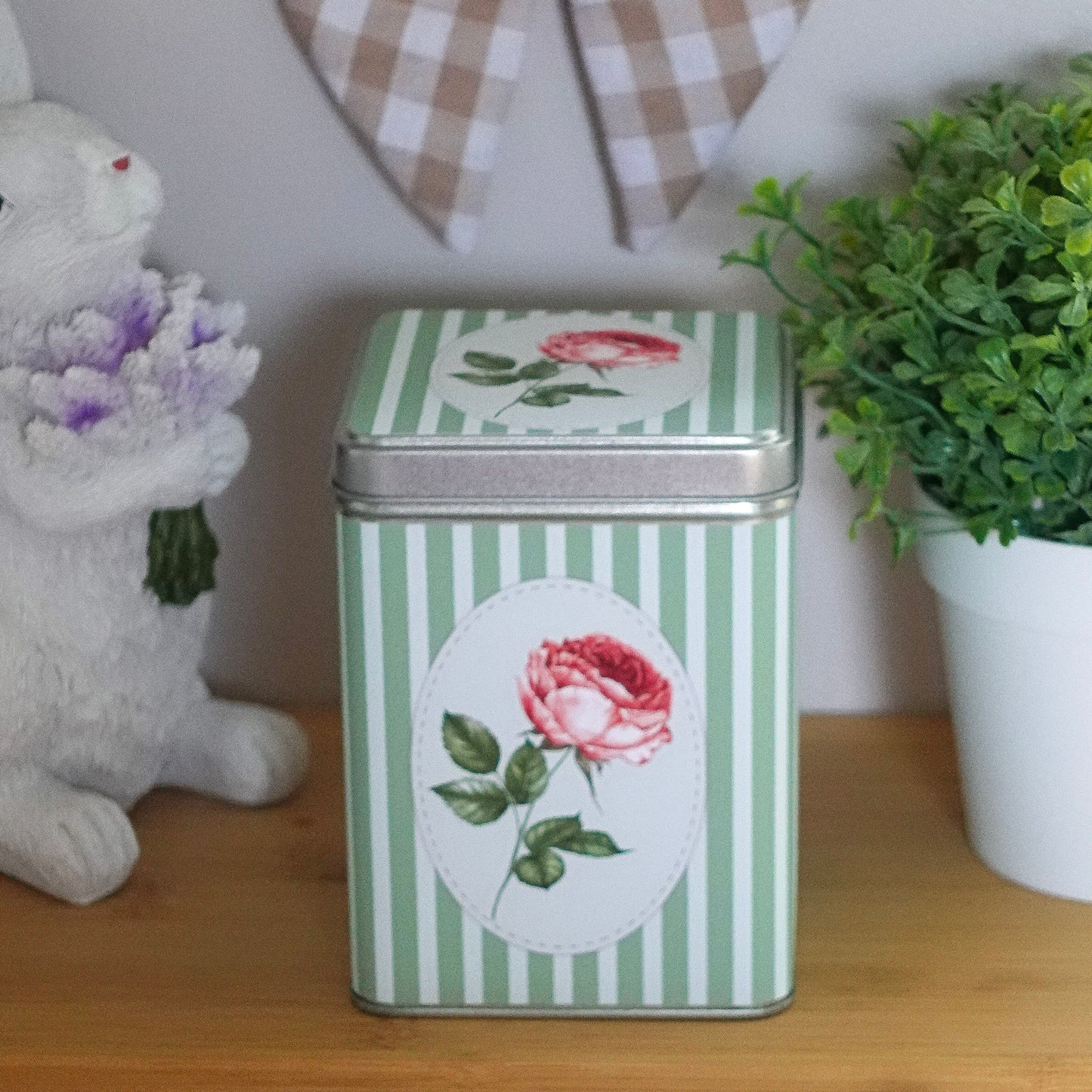 Boîte à thé | Biscuits - Rose ancienne