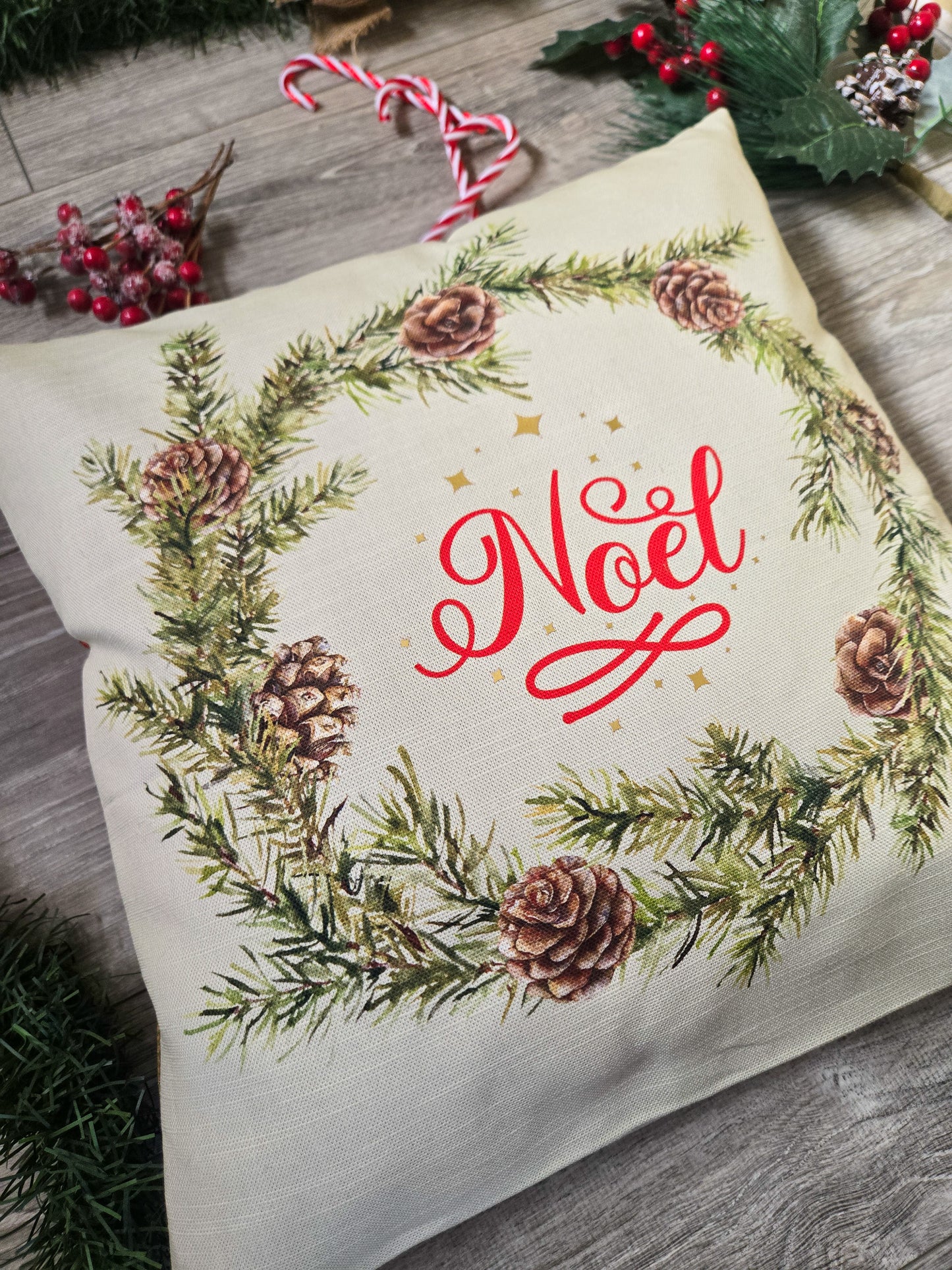 Housse de Coussin "Noël" - 40x40cm