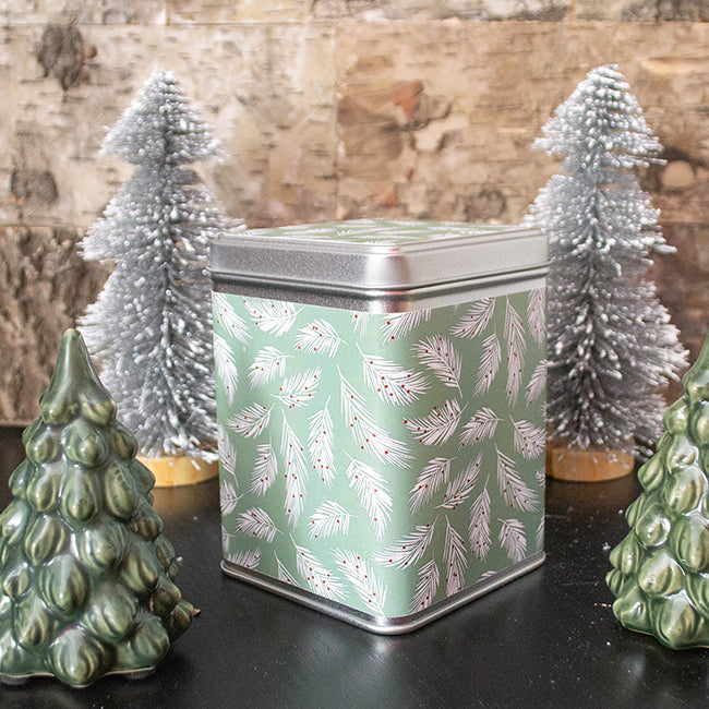 Tea box | Biscuits - Floral Green