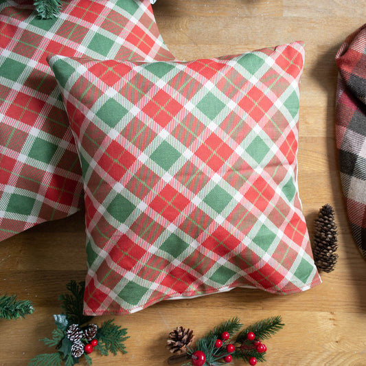 Housse "Tartan Reindeer" 40x40cm