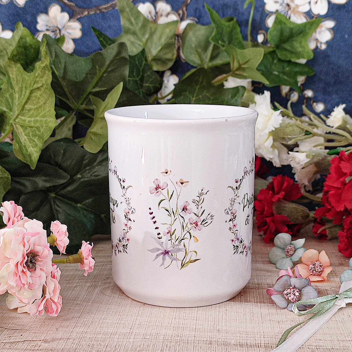 Mug Céramique "Printemps et Thé" - 270ml