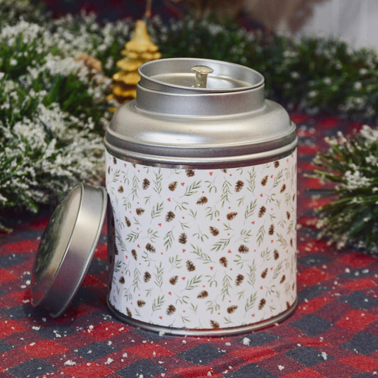 Boîte à thé - Pommes de pins virvoltantes