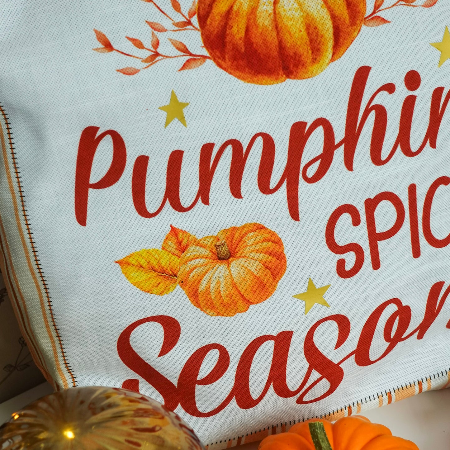 Housse de Coussin "Pumpkin Spice" - 40x40cm