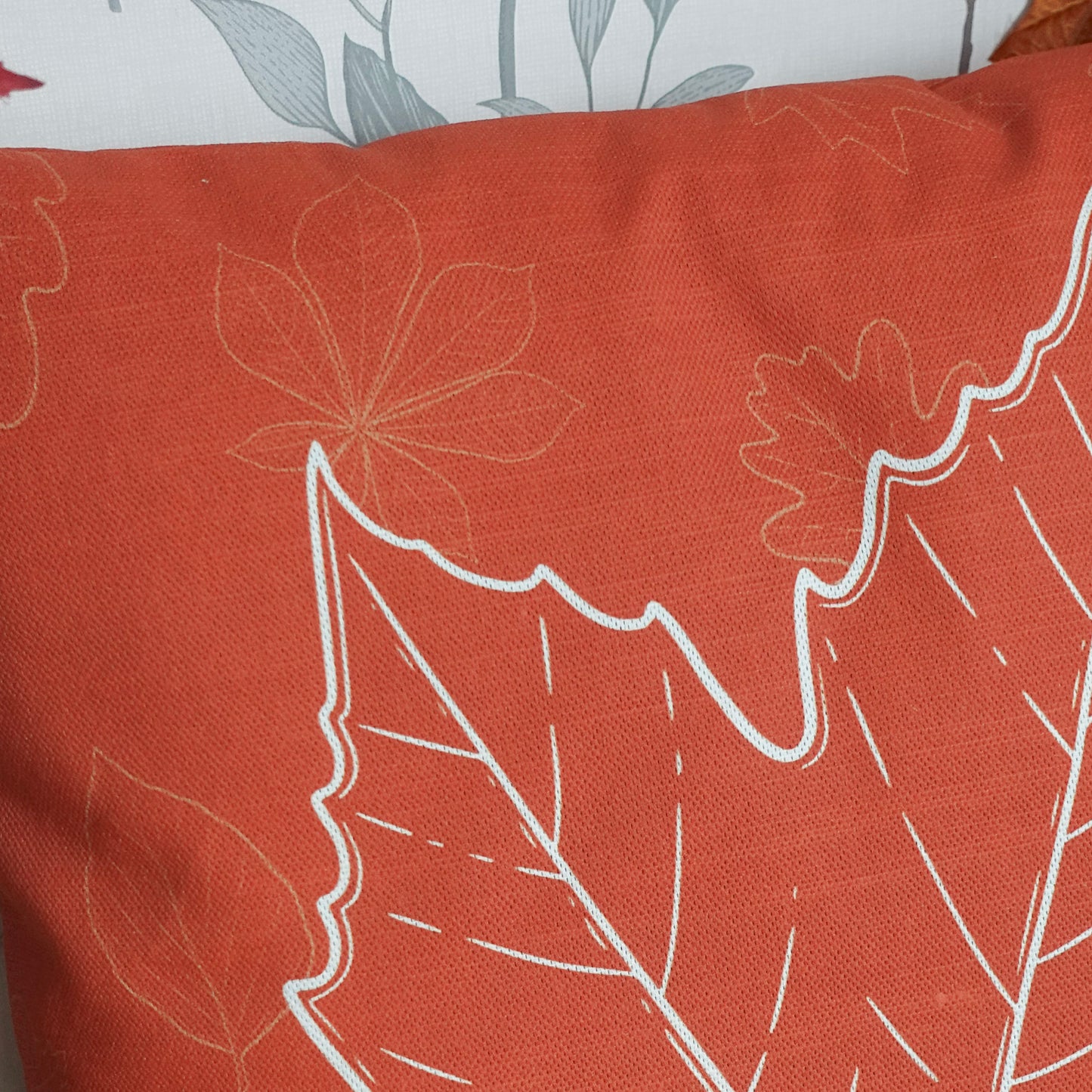 Housse de Coussin "Erable argenté" - 40x40cm