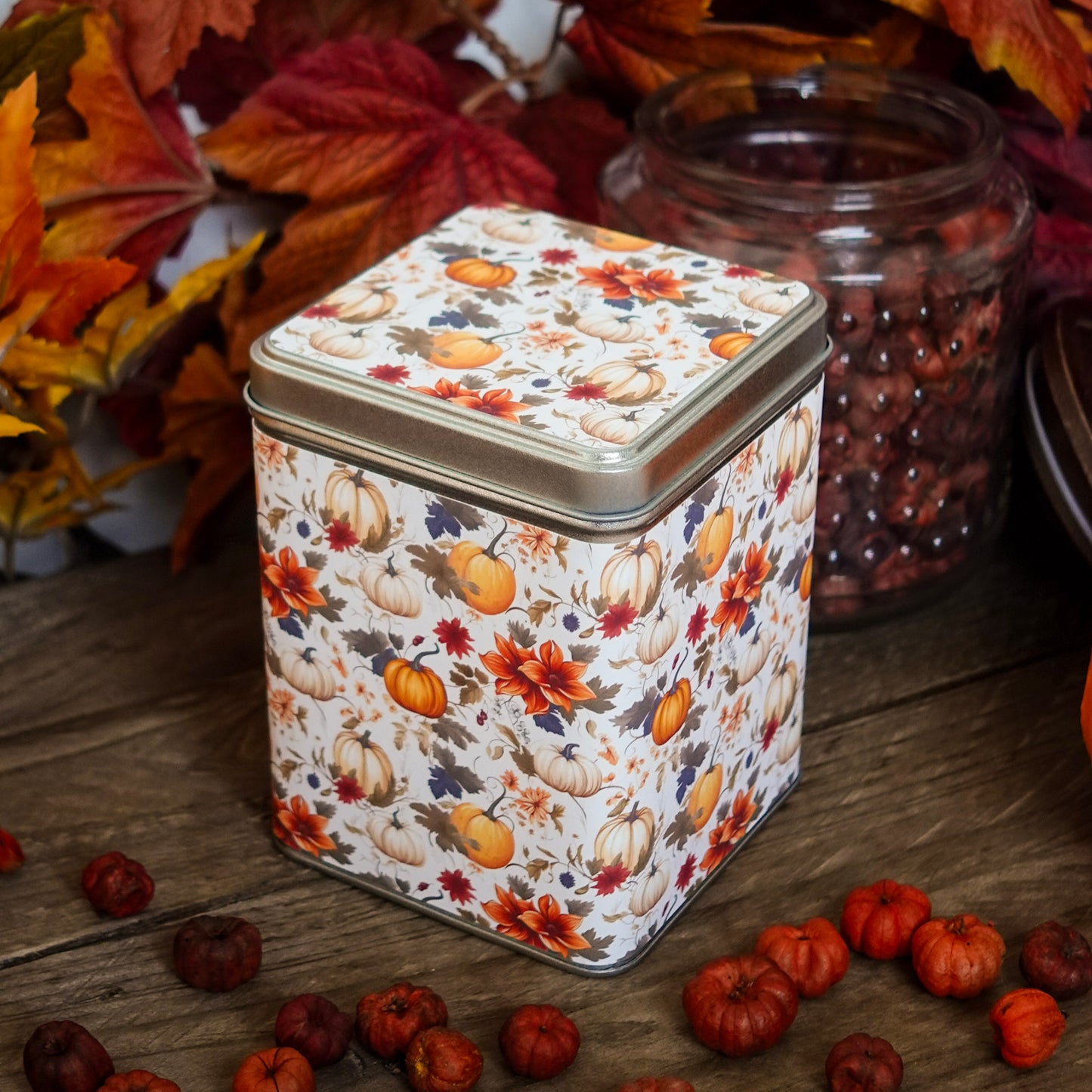 Boîte à thé | Biscuits - Citrouilles Vintage