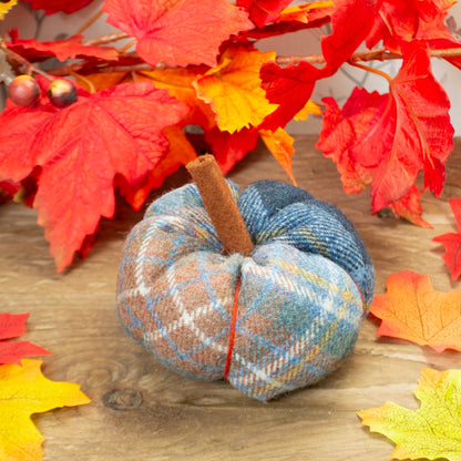 KIT DIY - Citrouille en tartan