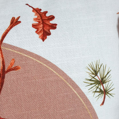 Housse de Coussin "Automne en Forêt" - 40x40cm