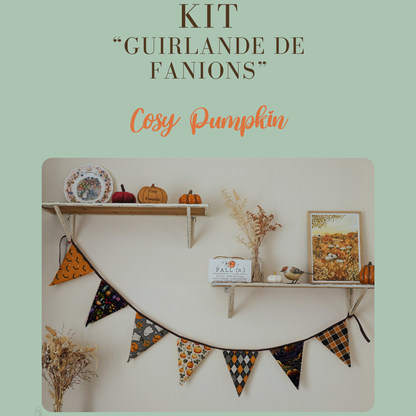 KIT DIY - Guirlande de fanions Spooky