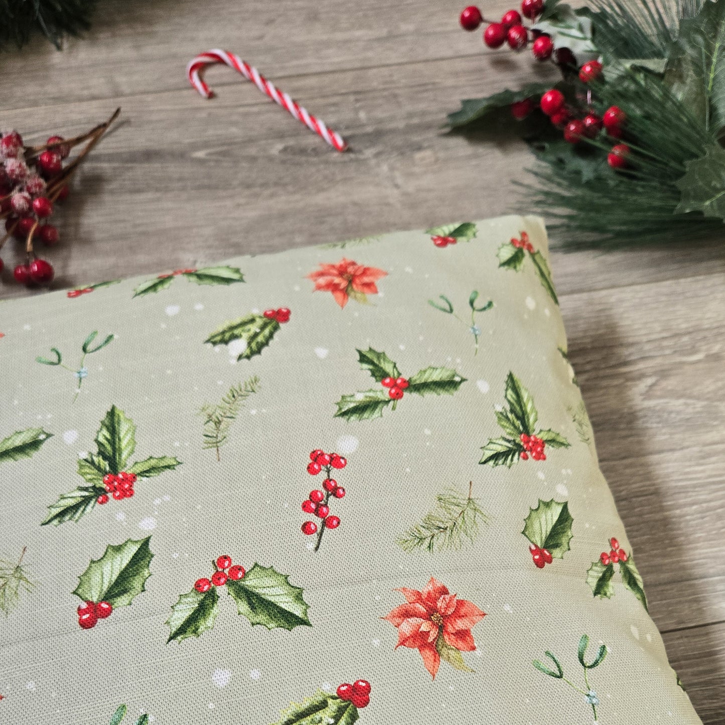 Housse de Coussin "Jolly Holly" - 40x40cm