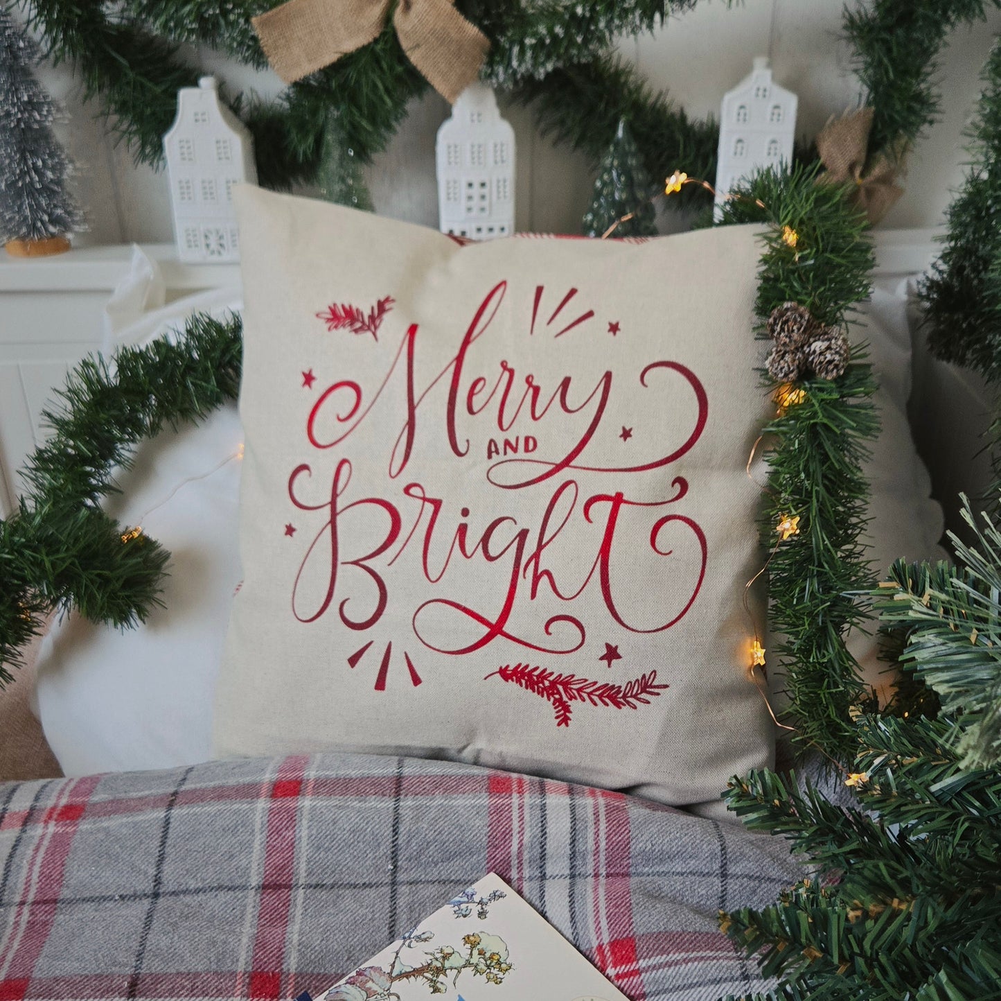 Cover"Merry and Bright"40x40cm