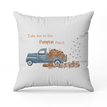 Housse de coussin - Blue Pumpkin Truck 40x40cm