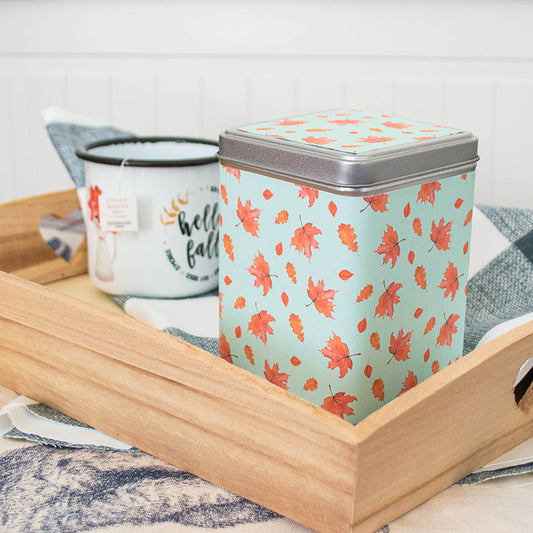 Tea box | Biscuits - Autumn leaves