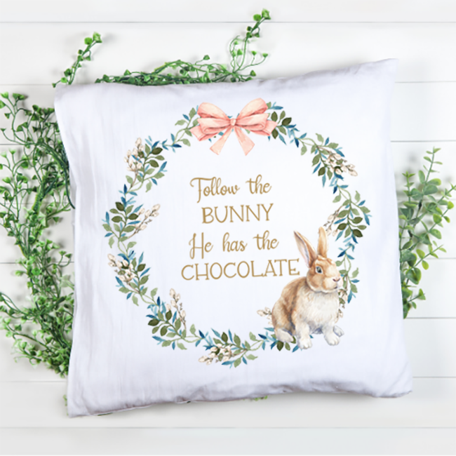 Pre-order Cushion cover - Follow the Bunny